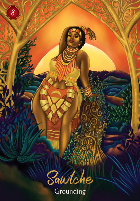 African Goddess Rising Oracle - Abiola Abrams - Tarotpuoti