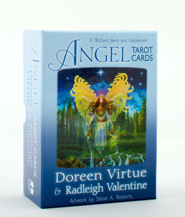 Angel Tarot Cards - Doreen Virtue & Radleigh Valentine (OOP, rare)(preloved käytetty) - Tarotpuoti