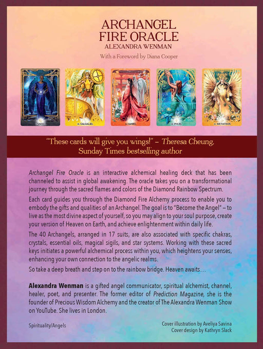 Archangel Fire Oracle Cards – Alexandra Wenman - Tarotpuoti
