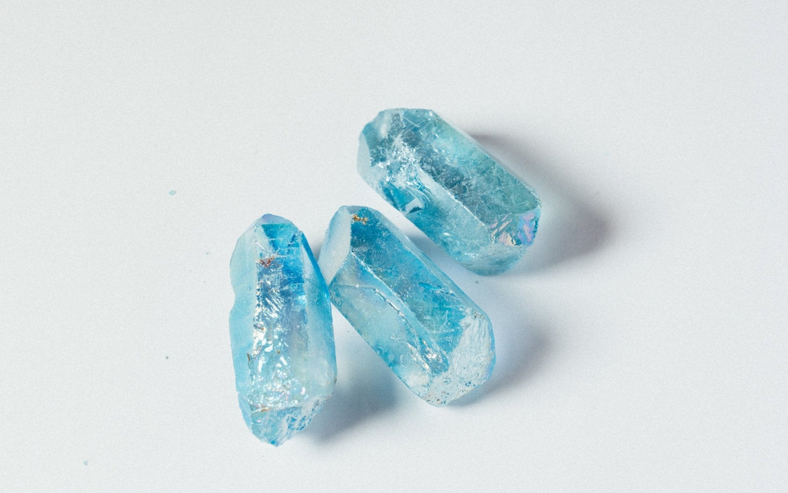 Aura kvartsi kide - Aqua aura n.2-4cm - Tarotpuoti