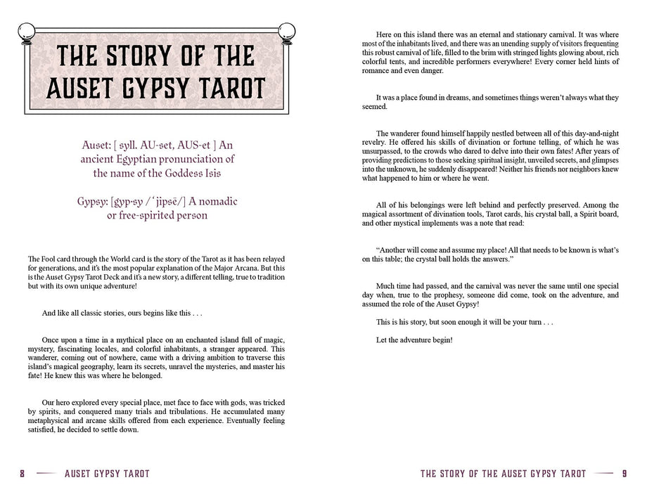 Auset Gypsy Tarot - James Jacob Pierri - Tarotpuoti