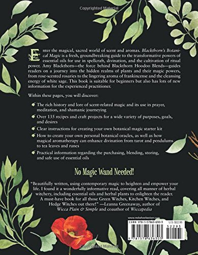 Blackthorn'S Botanical Magic The Green Witch's Guide to Essential Oils for Spellcraft, Ritual & Healing - Amy Blackthorn - Tarotpuoti