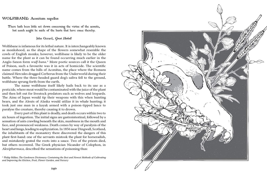 Botanical Curses and Poisons: The Shadow-Lives of Plants - Fez Inkwright - Tarotpuoti
