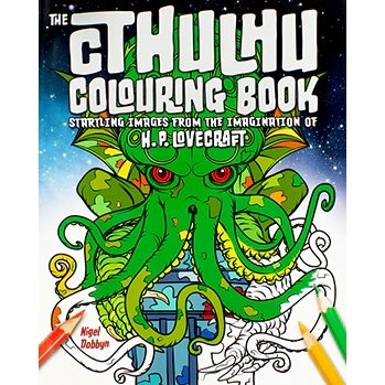 Cthulhu Coloring Book: Startling Images from H.P. Lovecraft värityskirja (20 sivua) - Tarotpuoti