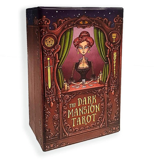 Dark Mansion Tarot deck - Regular Version 3rd. Edition - Black edges, blue reverse of cards (clouds) (limited version style) - Tarotpuoti