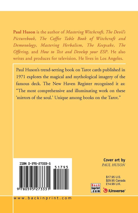 Devil's Picturebook: The Complete Guide To Tarot Cards--Their Origins & Their Usage - Paul Huson - Tarotpuoti