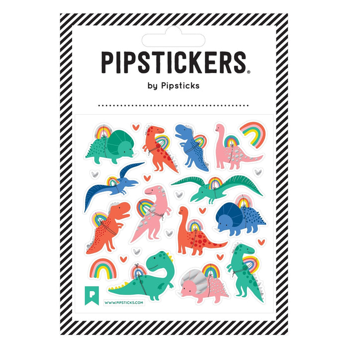 Dinos & Rainbows & Stickers, Oh My - Pipsticks tarra - Tarotpuoti