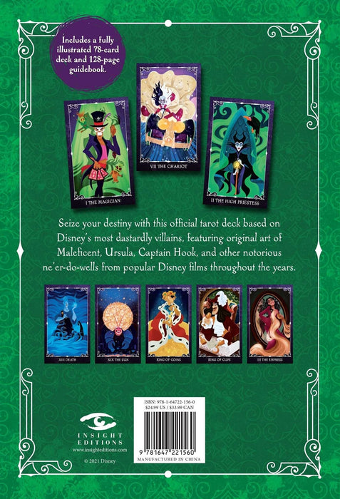 Disney Villains Tarot Deck and Guidebook | Movie Tarot Deck | Pop Culture Tarot Disney Villains Tarot Deck and Guidebook - Minerva Siegel - Tarotpuoti