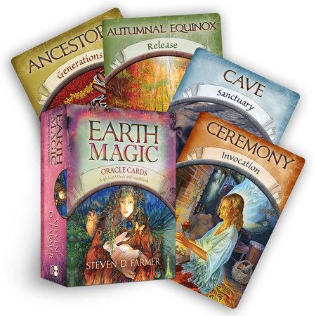 Earth Magic Oracle Cards - Steven D. Farmer - Tarotpuoti