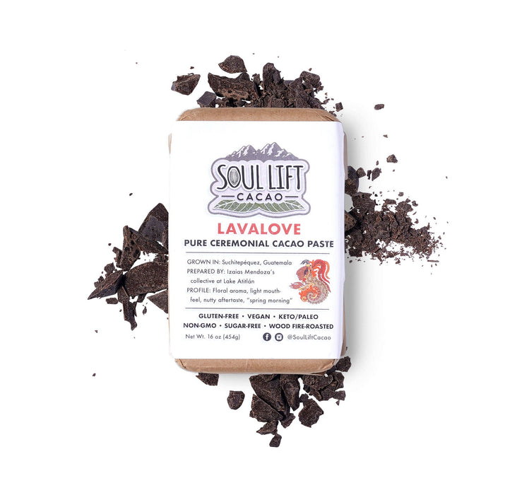 Lavalove 100% seremoniallinen kaakao: n. 460g - Soul Lift Cacao