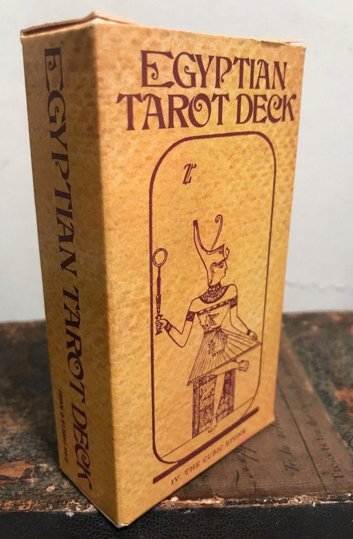 Egyptian Tarot Deck - Stuart R. Kaplan (VTG 1980)(Preloved käytetty)(OOP) - Tarotpuoti