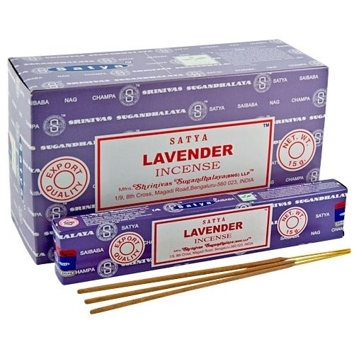 English Lavender Nag Champa suitsuketikku 15g - Satya - Tarotpuoti