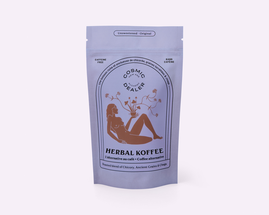 Herbal Koffee : Unsweetened + Chaga - Cosmic Dealer
