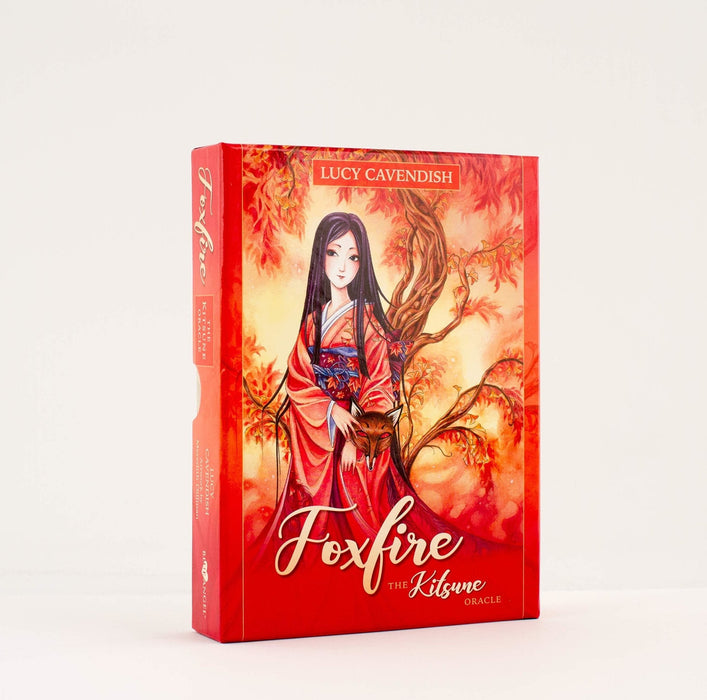 Foxfire: The Kitsune Oracle (45 cards & 144 pg. guidebook, boxed) - Lucy Cavendish - Tarotpuoti