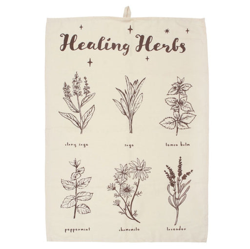 Healing herbs - Keittiöpyyhe - Tarotpuoti