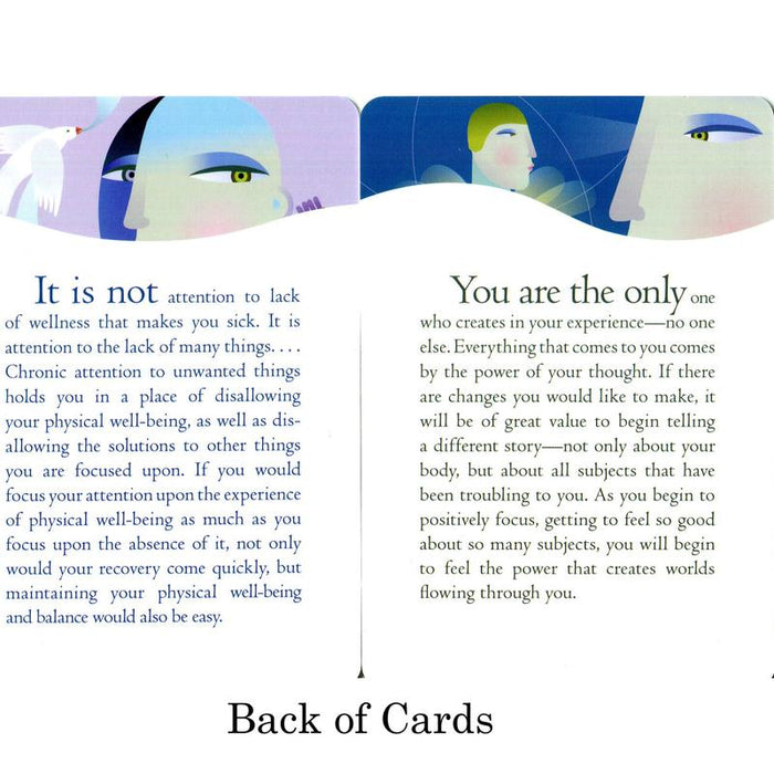 Health & the Law of Attraction Cards - Esther & Jerry Hicks - Tarotpuoti
