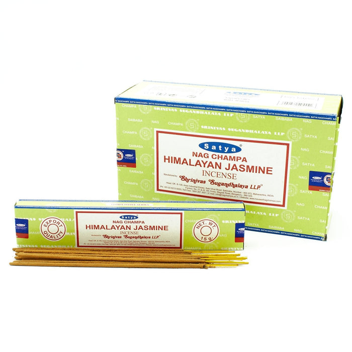 Himalayan Jasmine Nag Champa suitsuketikku 15g - Satya - Tarotpuoti