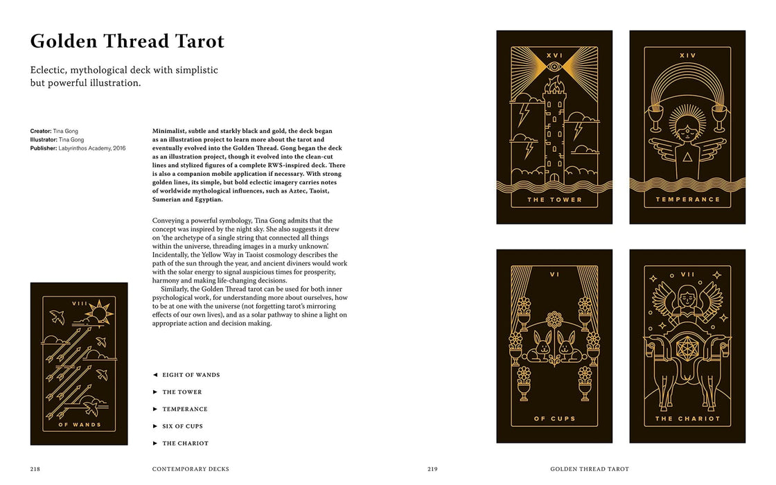 Iconic Tarot Decks: The History, Symbolism and Design of over 50 Decks -Sarah Bartlett - Tarotpuoti