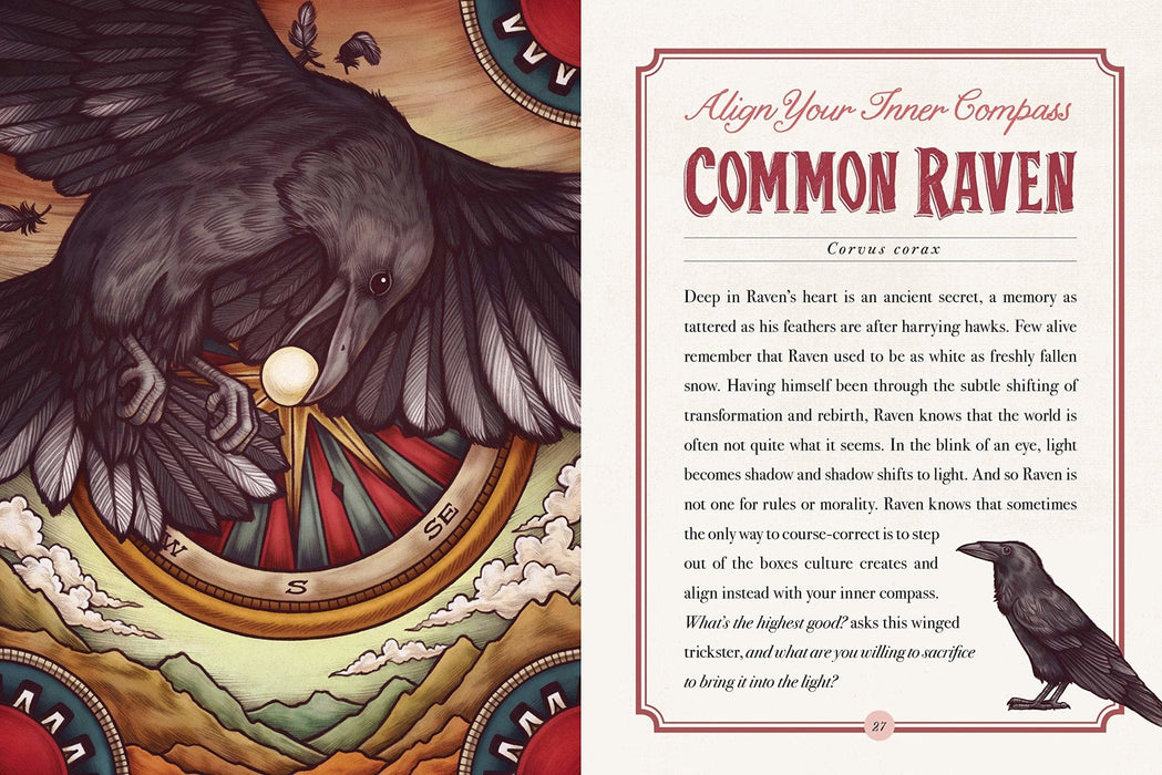 Illustrated Bestiary: Guidance and Rituals from 36 Inspiring Animals - Maia Toll - Tarotpuoti