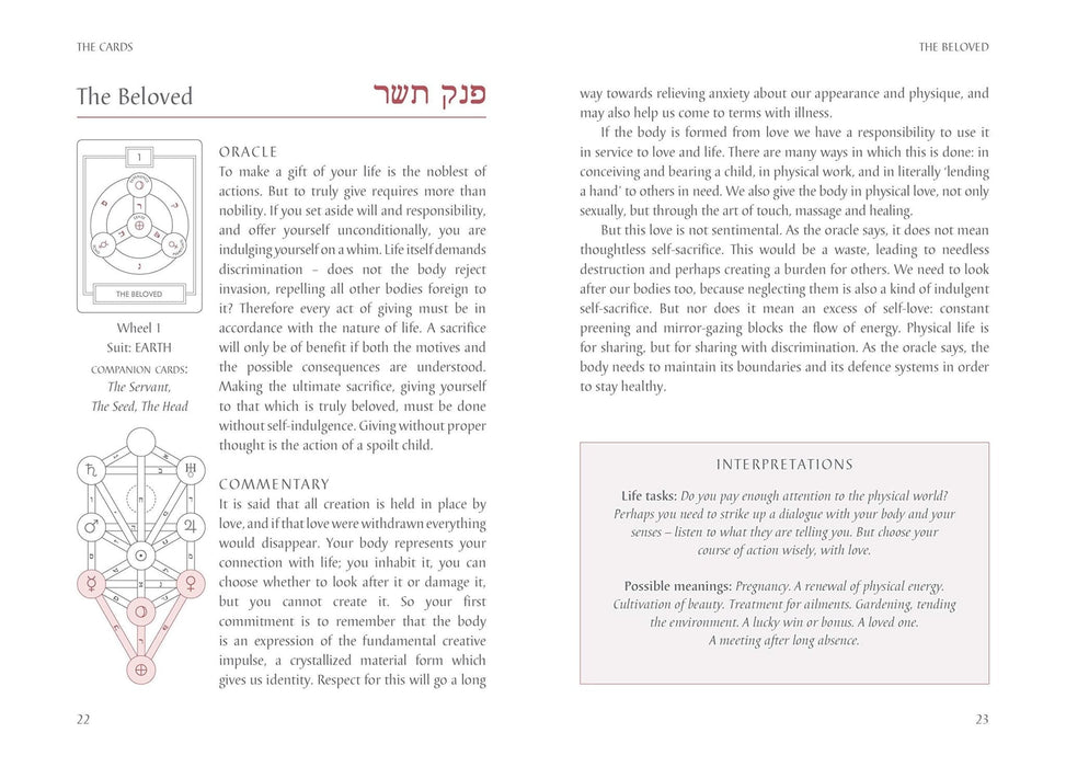 Kabbalah: The Tree of Life Oracle: Sacred Wisdom to Enrich Your Life - Cherry Gilchrist - Tarotpuoti