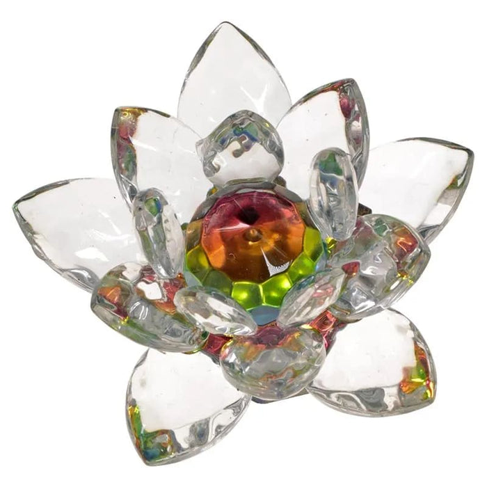 Kristalli Lotus koriste 7cm - Tarotpuoti