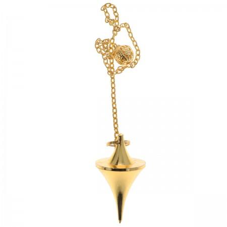 Kultainen kartio heiluri - Deluxe Gold cone Pendulum - Tarotpuoti