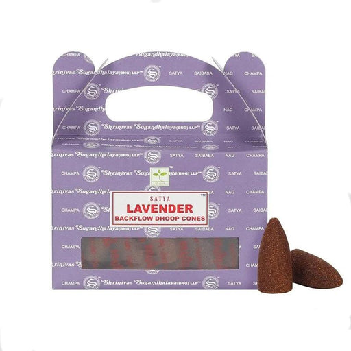 Lavender suitsukekartio 30kpl - (takaisinvirtaava) - Satya - Tarotpuoti