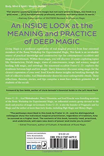 Living Magic: Contemporary Insights and Experiences from Practicing Magicians - Frater U.:D. - Tarotpuoti