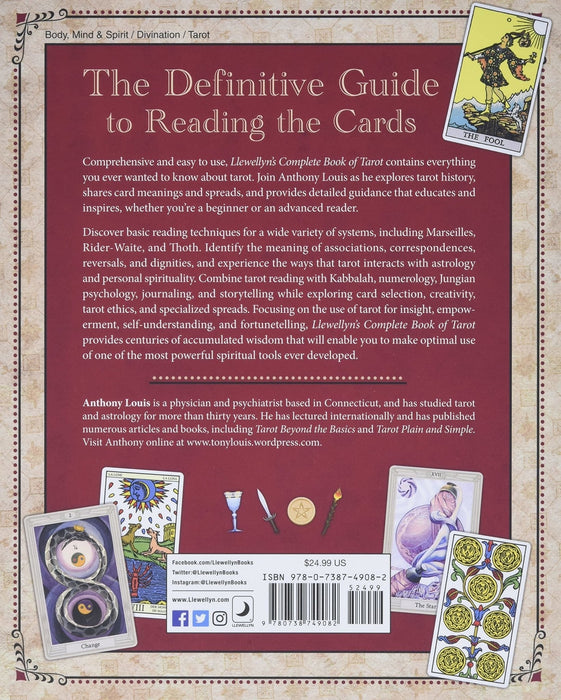 Llewellyn's Complete Book of Tarot: A Comprehensive Guide - Anthony Louis - Tarotpuoti