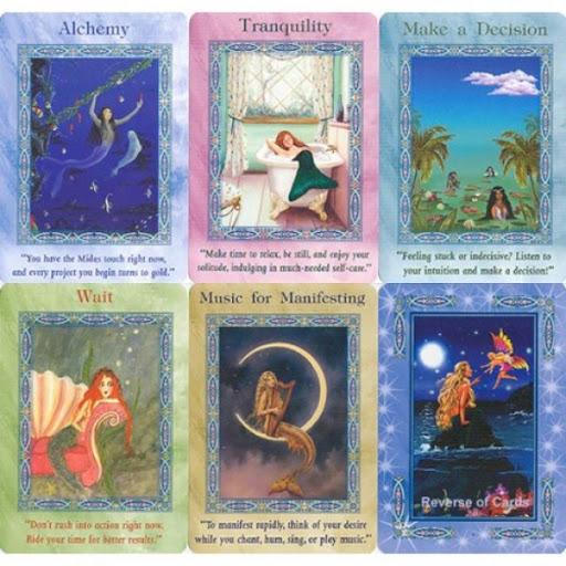 Magical Mermaids and Dolphins Oracle (Preloved, OOP) julkaistu 2003 - Tarotpuoti
