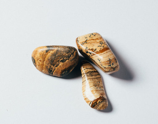 Maisema Jaspis (Picture jasper) rumpuhiottu 3-4cm - Tarotpuoti