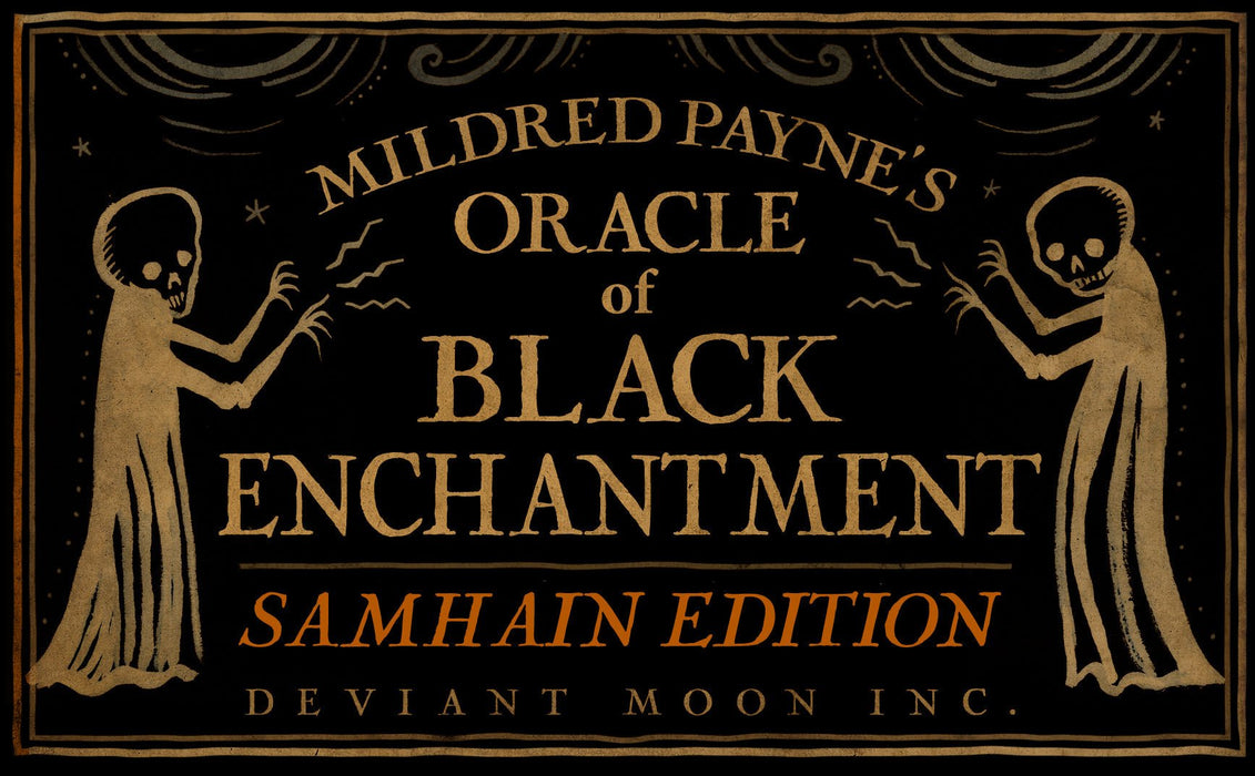 Mildred Payne's Oracle of Black Enchantment Samhain Edition - Patrick Valenza (Preloved - käytetty)(Indie)(OOP) - Tarotpuoti