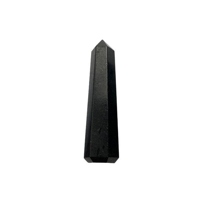 Musta akaatti obeliski n. 5-7 cm - Tarotpuoti