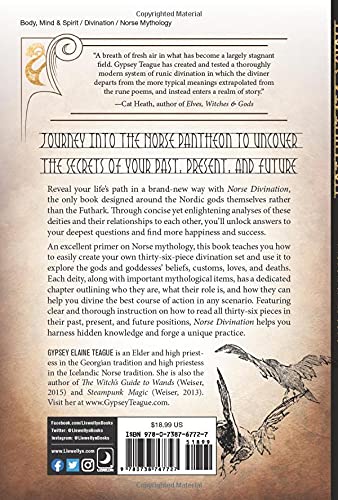 Norse Divination: Illuminating Your Path with the Wisdom of the Gods - Gypsey Elaine Teague - Tarotpuoti