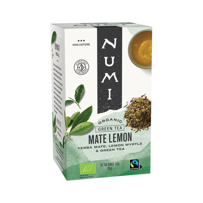 Numi Mate Lemon Organic Tea 18kpl - Tarotpuoti