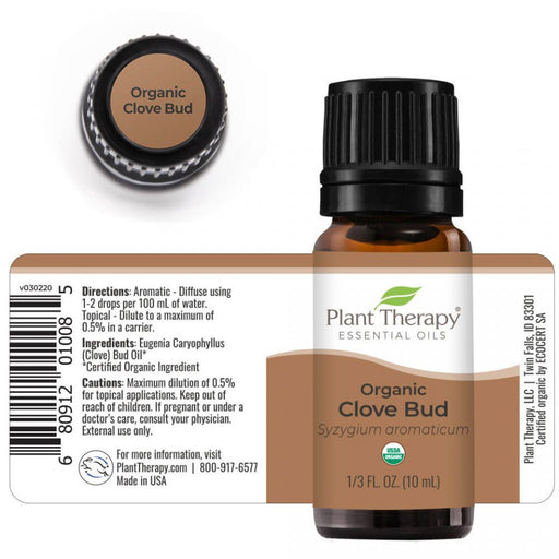 Organic Clove Bud eteerinen öljy 10ml - Plant Therapy - Tarotpuoti