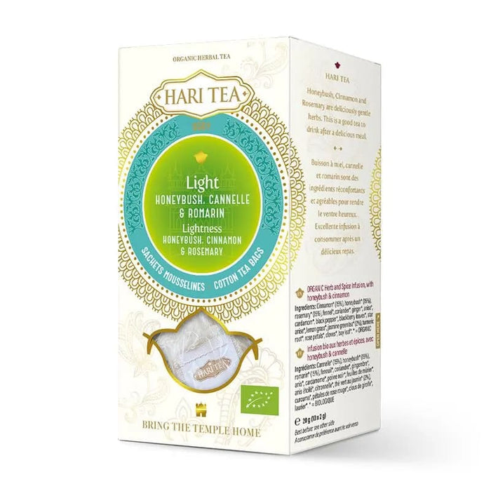 Organic Hari Tea Lightness honeybush, cinnamon & rosemary 10kpl - Tarotpuoti