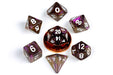 Roolipeli nopat 10mm Mini Acrylic Polyhedral dice Set - Tarotpuoti