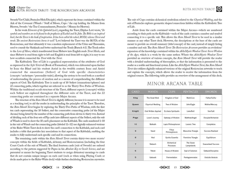 Rota Mundi Tarot: The Rosicrucian Arcanum - Daniel E. Loeb - Tarotpuoti