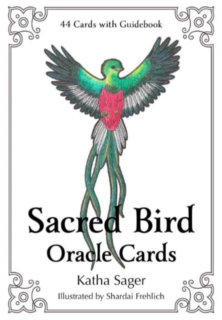 Sacred Bird Oracle Cards : 44 Oracle Cards with Guidebook - Katha Sager - Tarotpuoti