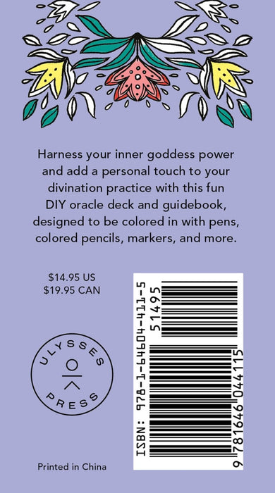 Sacred Feminine Oracle Cards: Create and Color - Tarotpuoti