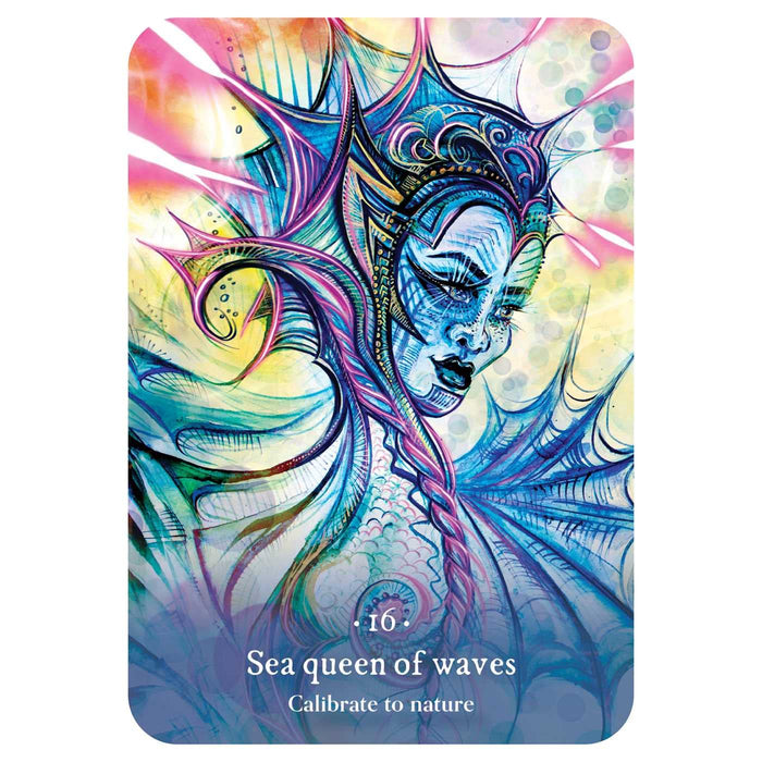 Sacred Sea Oracle: Divine into the Depth of Your Cosmic Soul - Justine Serebrin - Tarotpuoti