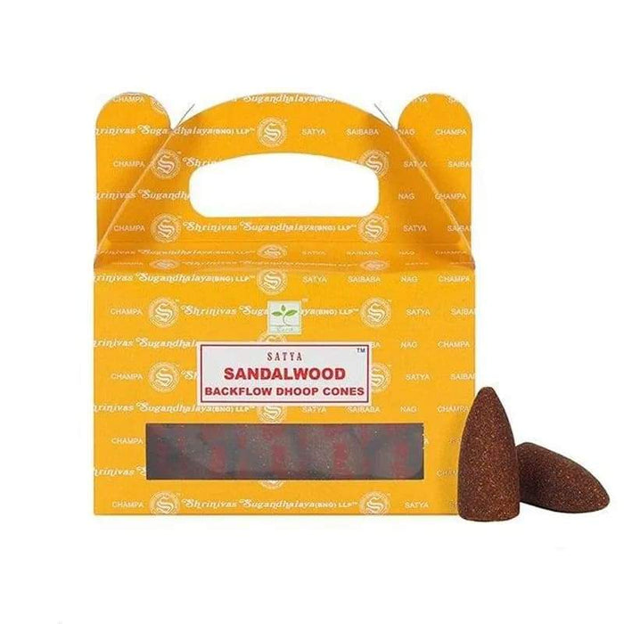 Sandalwood suitsukekartio 24kpl - (takaisinvirtaava) - Satya - Tarotpuoti