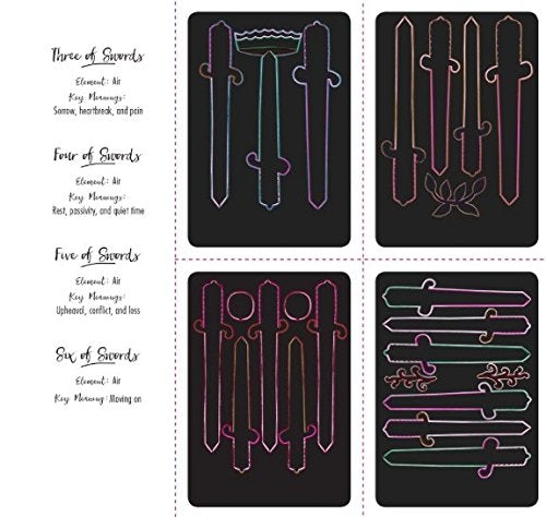 Scratch & Create Magical Tarot: Scratch and Reveal 78 Original Art Tarot Cards - Marenthe Otten - Tarotpuoti