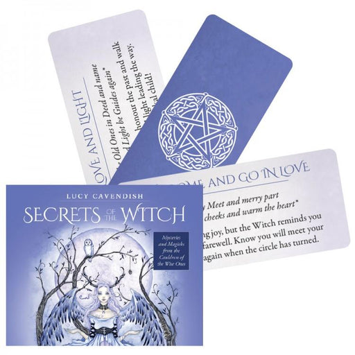 Secrets Of The Witch Oracle Cards : Mysteries and Magicks from the Cauldron of the Wise Ones - Lucy Cavendish - Tarotpuoti
