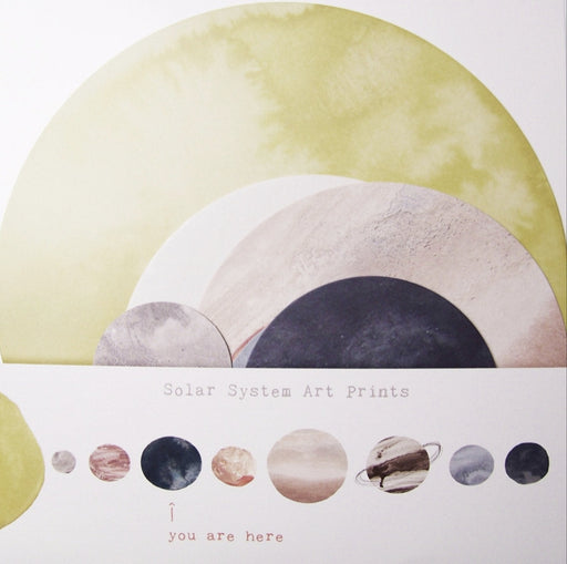 Solar System taideprintit - Anna Cosma - Tarotpuoti