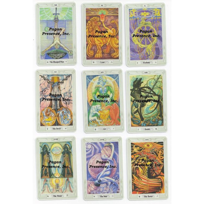 Tarot cards Aleister Crowley THOTH Swiss (pienoisversio) - Tarotpuoti