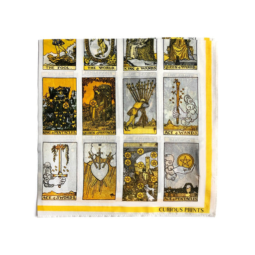 Tarot kortit 100% silkkihuivi n.43x43cm - Tarotpuoti