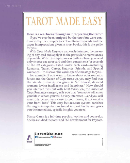 Tarot Made Easy - Nancy Garen - Tarotpuoti