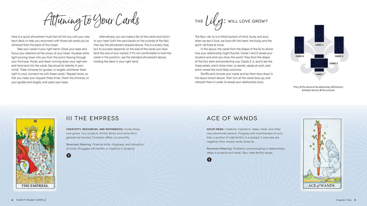 Tarot Made Simple: The Ultimate Guide to Casting Spreads and Reading the Cards - Liz Dean - Tarotpuoti